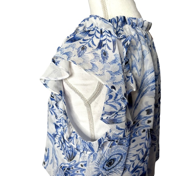 MISA Los Angeles Lilian Dress Peacock Size M - Picture 13 of 16